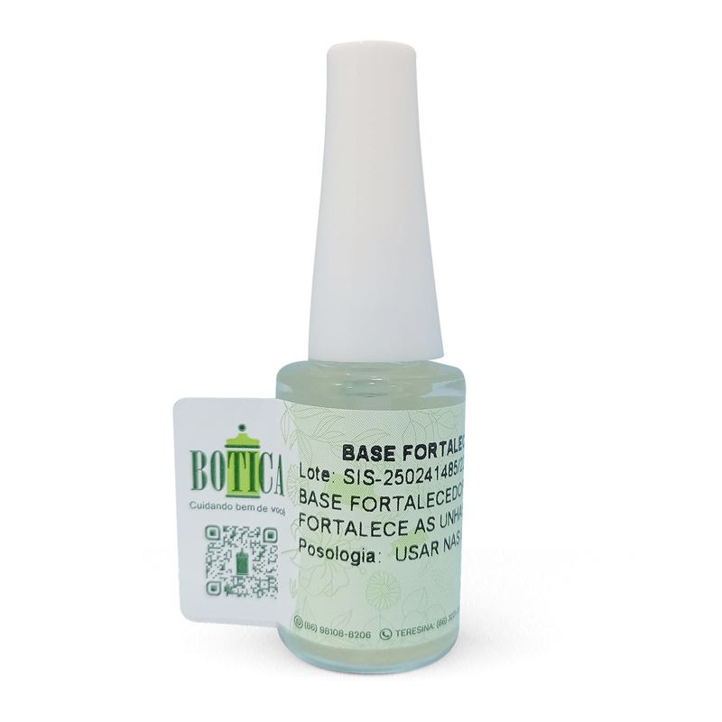 Base Fortalecedora Vitaminada para Unhas Fracas 10ml