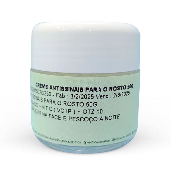 Creme Antissinais para o Rosto 50g