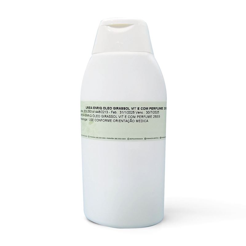 Hidratante de Ureia com Óleo de Girassol e Vitamina E (Com Perfume) 250g