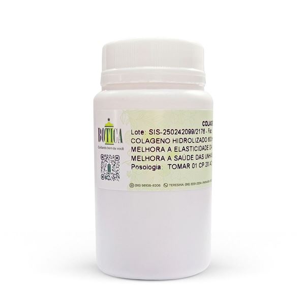 Colágeno Hidrolisado 600mg + Vitamina C 22,5mg 60 Cápsulas