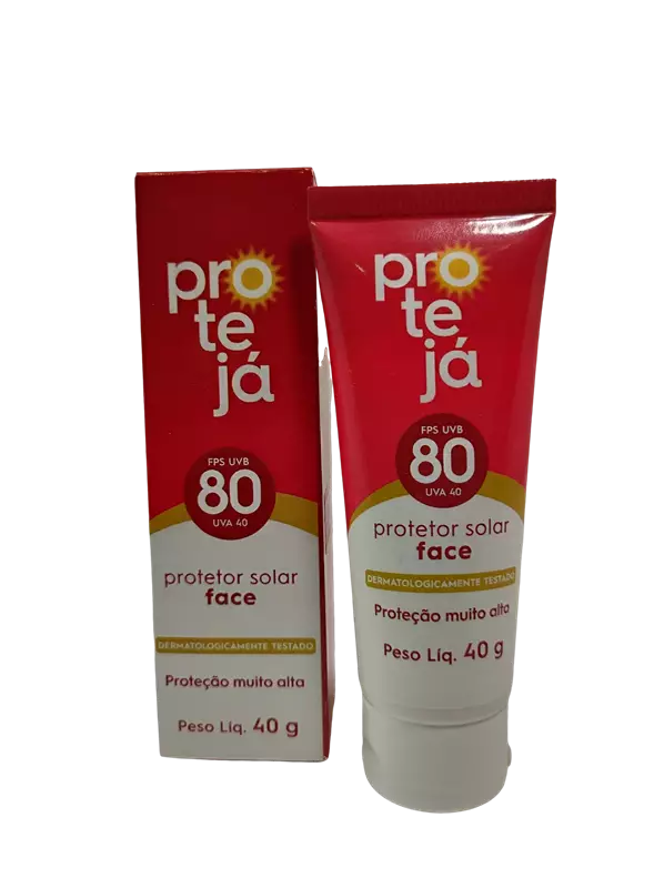 PROTEJÁ FACIAL FPS 80 - 40G (Protetor solar)