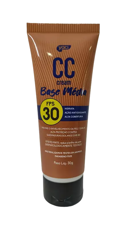 CC CREAM BASE MÉDIA - 30G