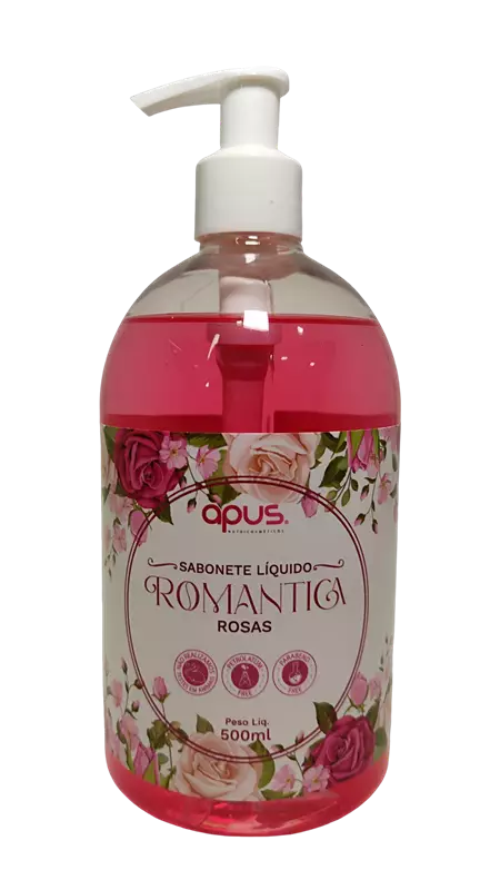 SABONETE LÍQUIDO ROMÂNTICA � ROSAS -  500ML