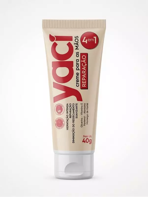 YACI CREME PARA MÃOS REPARAÇÃO 4 EM 1 - 40g