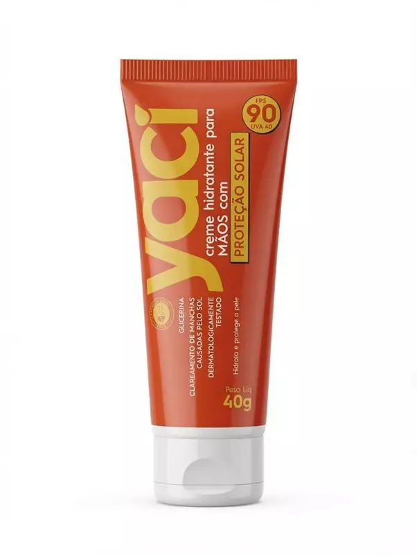 YACI CREME HIDRATANTE PARA MÃOS COM PROTEÇÃO SOLAR FPS 90 - 40g