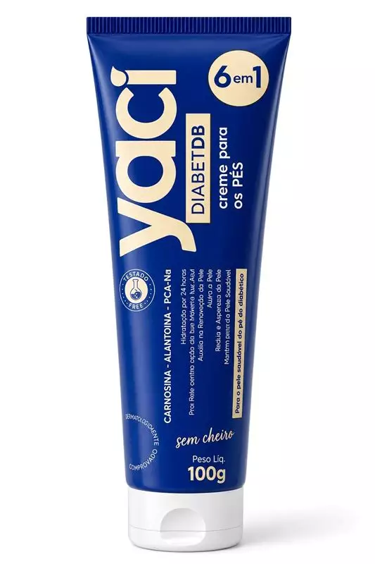 YACI DIABETDB CREME PARA PÉS 6 EM 1 - 100G