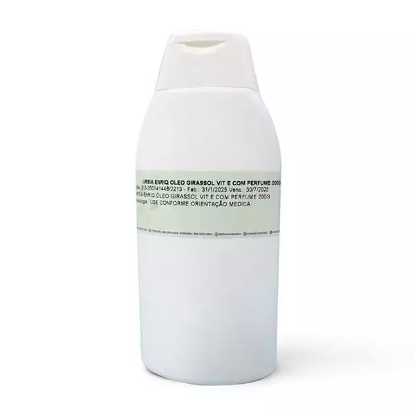Hidratante de Ureia com Óleo de Girassol e Vitamina E (Com Perfume) 200g